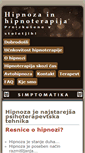 Mobile Screenshot of hipnoterapija.si
