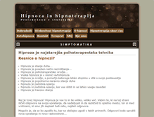 Tablet Screenshot of hipnoterapija.si